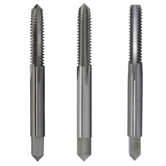Drill America Tapping Tool - 1/4 - 16 UNS HSS Tap Set - Complete Tap Set for Professional Threading - Bayou Tool