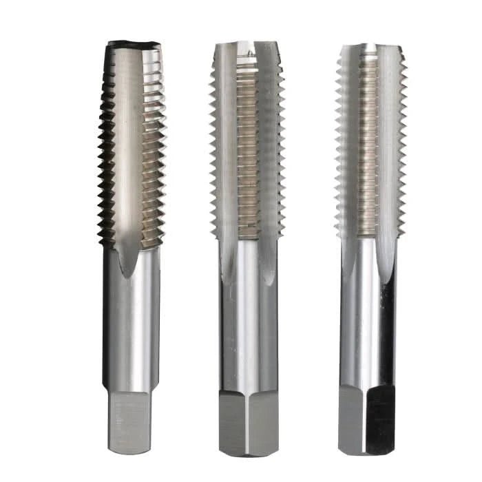 Drill America Tapping Tool - 3/8 - 36 UNS HSS Tap Set - Complete Tap Set for Professional Threading - Bayou Tool