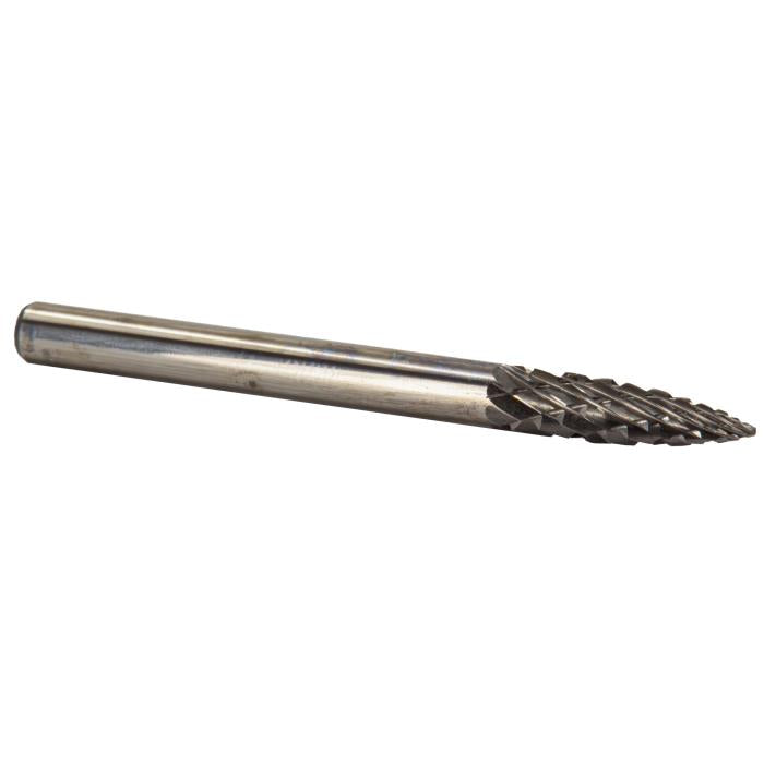 Drill America - 5/8 Carbide Bur - SM-4 3/8 with with Shank - Ideal for Metal, Woodworking