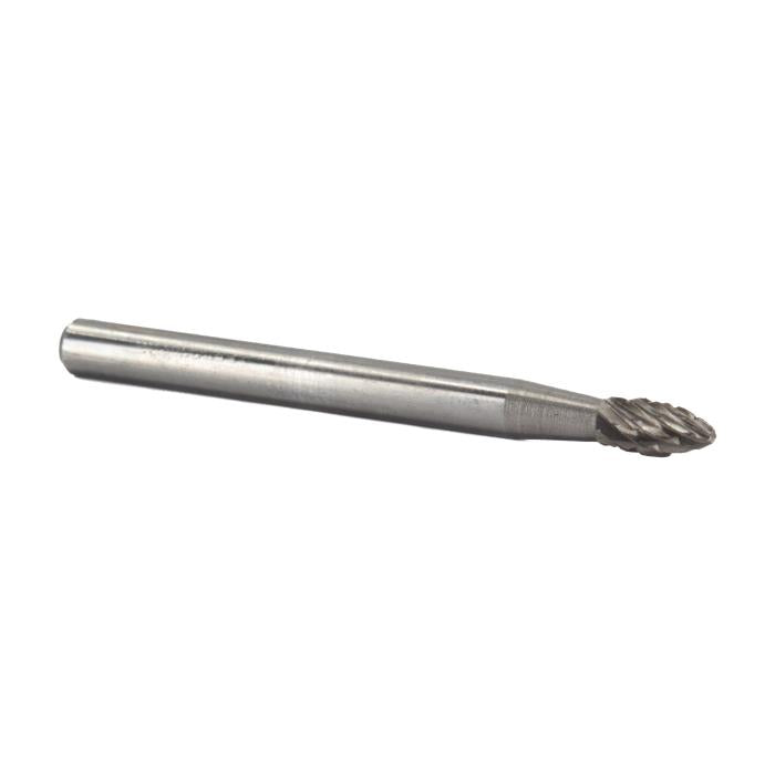 Drill America - 5/8 Carbide Bur - SB-14 3/16 with with Shank - Ideal for Metal, Woodworking