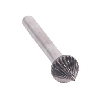 Drill America - 1/2 Carbide Bur - SF-42 1/8 with with Shank - Ideal for Metal, Woodworking