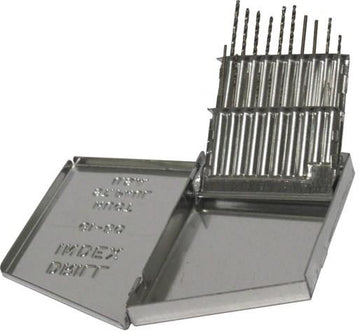 Drill America - - #61-#80 20 Piece High-Speed Steel (HSS) Standard Jobber Length Drill Bit Set