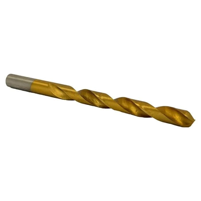 #6 Tin Coated Jobber Length Drill Bit - High Performance & Durable Cutting Tool | Drill America