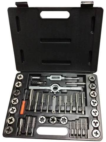 Drill America Tapping Tool - #4-1/2 HSS Tap and Die Set with Round Die