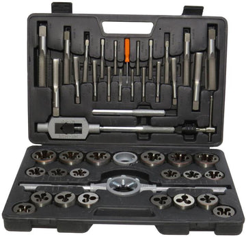 Drill America Tapping Tool - 1/4-1 Carbon Steel NC and NF Tap and Die Set