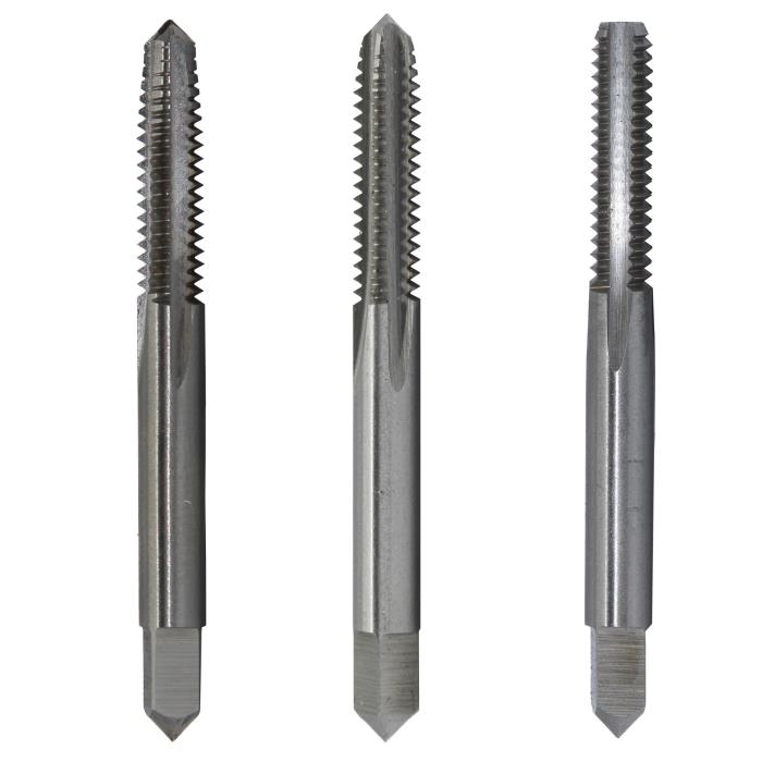 Drill America Tapping Tool - 1/4-20 UNC HSS Tap Set - Complete Tap Set for Professional Threading