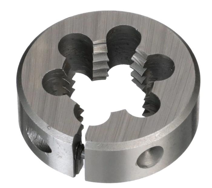 Drill America - #10-24 UNC X 1 OD Carbon Round Die - Durable Die for Threading, High-Speed Carbon Steel