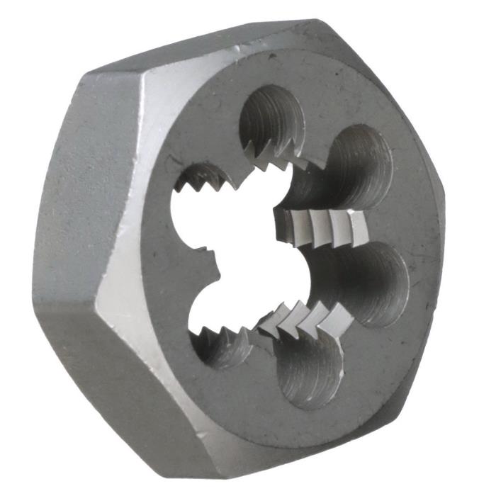 Drill America - 1-12 UNF HSS Hex Die - Durable Die for Threading, High-Speed Carbon Steel