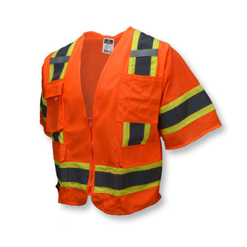 Radians Class 3 Surveyor Safety Vest - Two-Tone Design for High Visibility