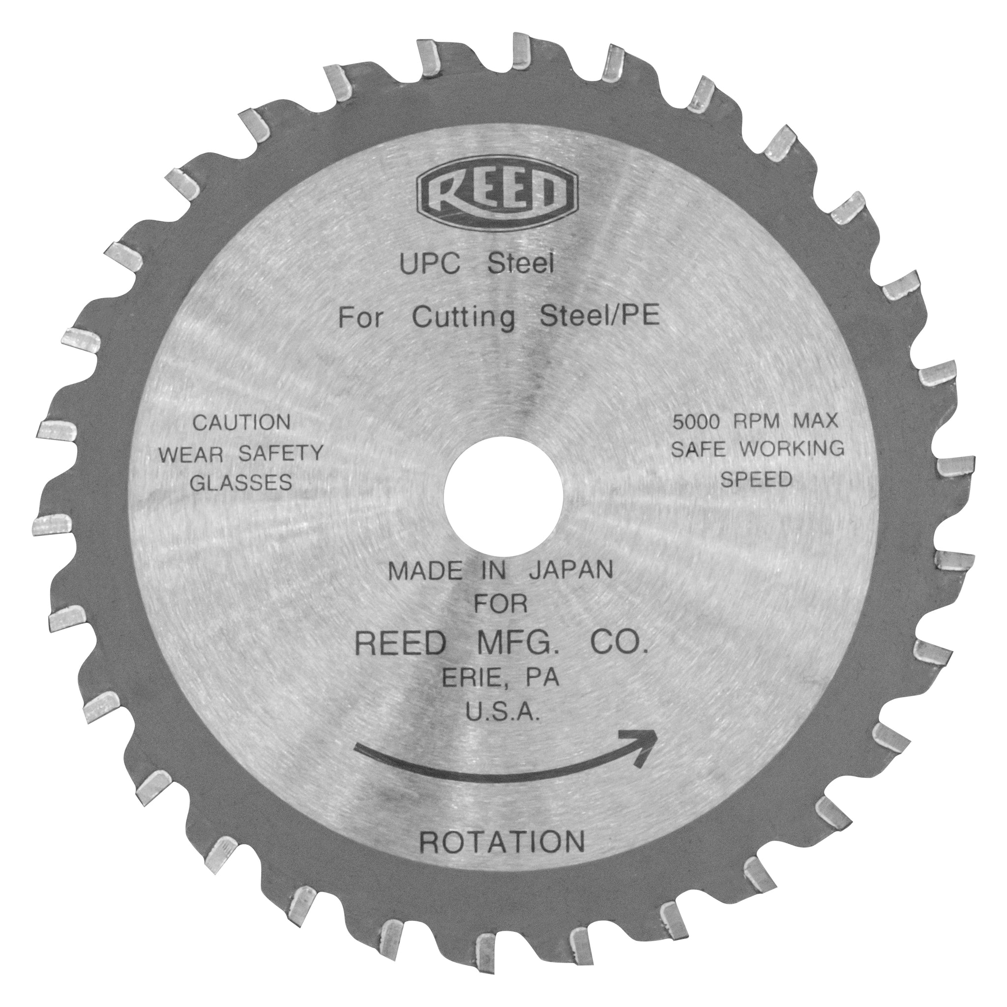REED Upcsteel4" Blade For Steel/Pe  Reinforced Part for Industrial Tool Systems by Reed Mfg - Pipeline Tool
