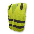 a yellow safety vest on a white background