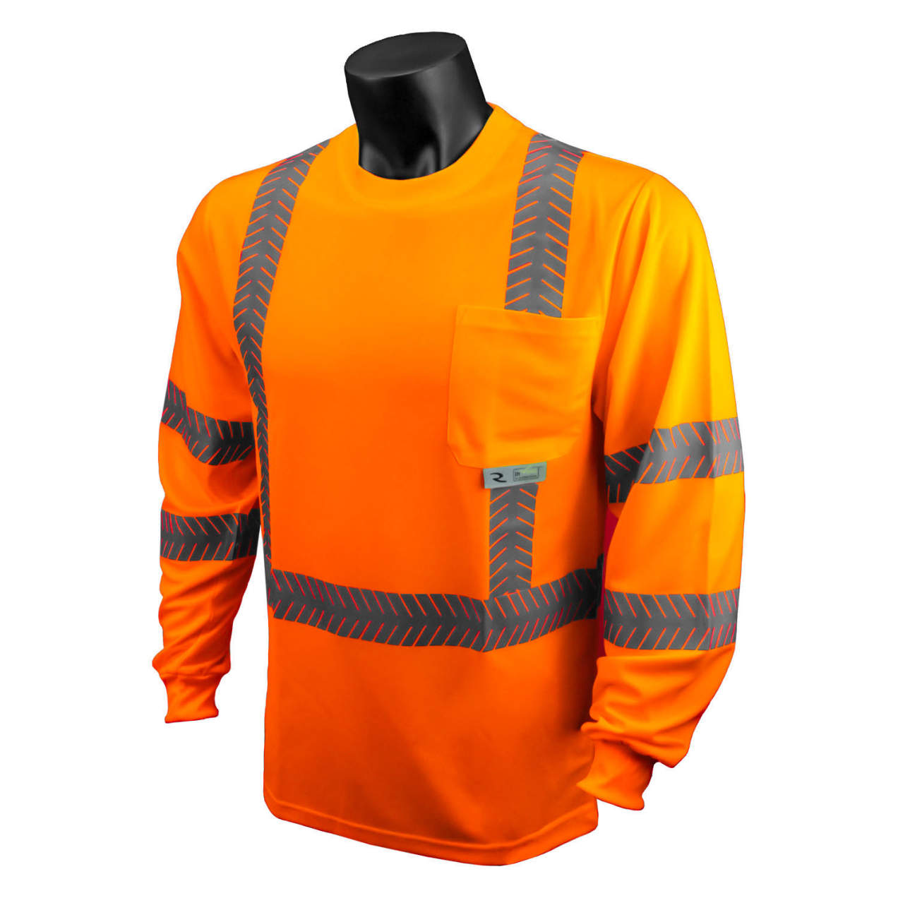 Radians Class 3 High Visibility Safety T-Shirt with Rad-Shade UV Protection