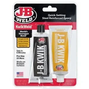 J - B Weld KwikWeld 10oz Professional Size | Fast - Setting, High - Strength Epoxy for Metal, Plastic & More - Bayou Tool
