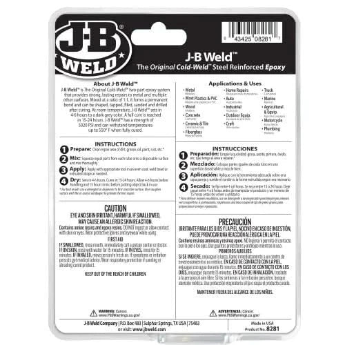 J - B Weld Professional Size 10oz | High - Strength Epoxy Adhesive for Metal, Plastic & More - Bayou Tool
