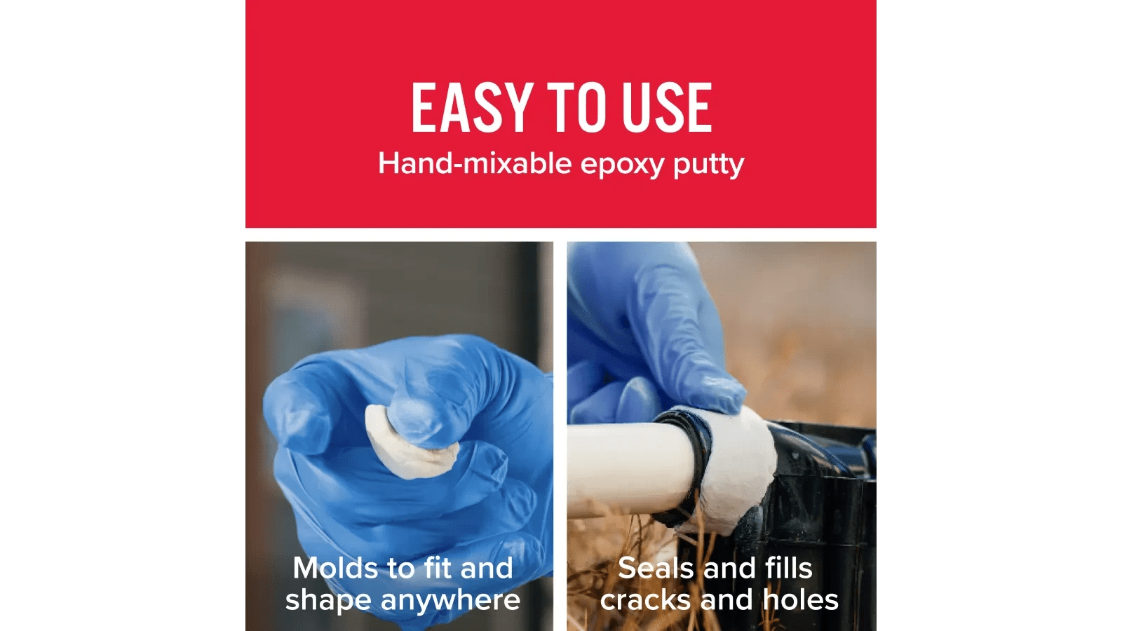 J - B Weld WaterWeld 4oz Epoxy Putty Stick | Waterproof, Underwater Repair for Metal, Plastic & More - Bayou Tool