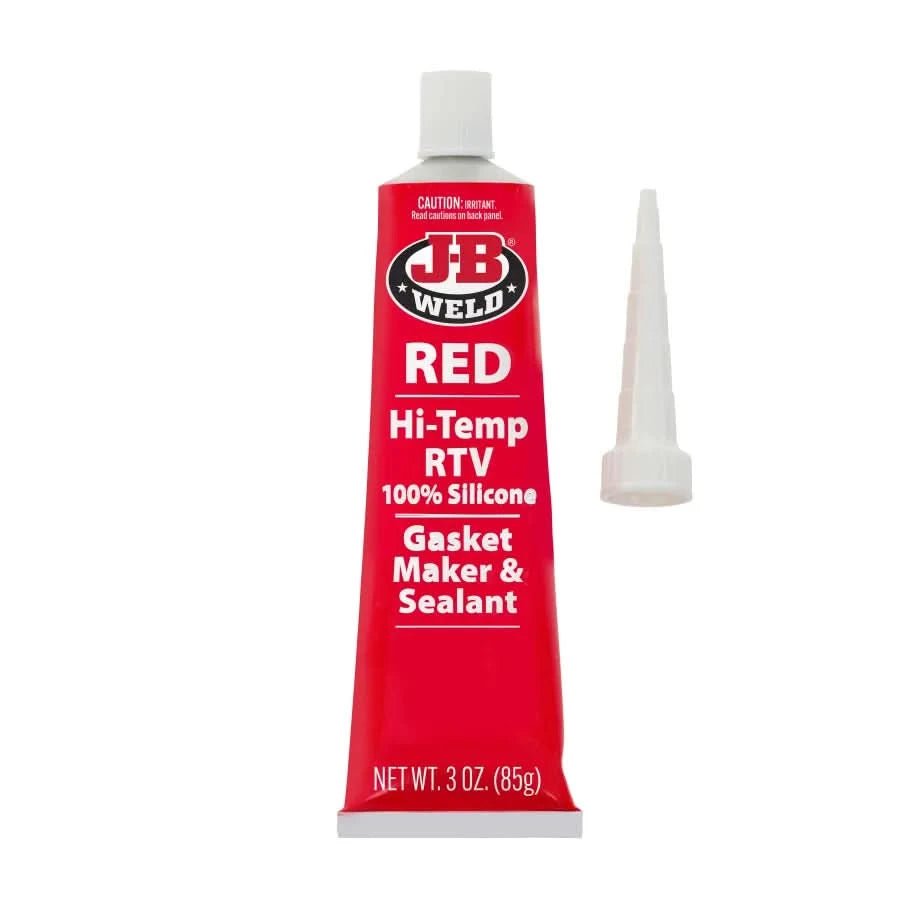 JB Weld Hi - Temp Red Silicone Sealant & Gasket Maker – 10.3oz | High - Temperature, Waterproof, RTV Silicone - Bayou Tool