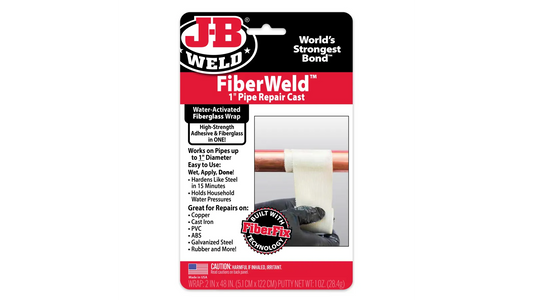 JB Weld FiberWeld 1" Pipe Fiberglass Repair Cast