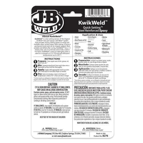 JB Weld KwikWeld 2oz Twin Tube