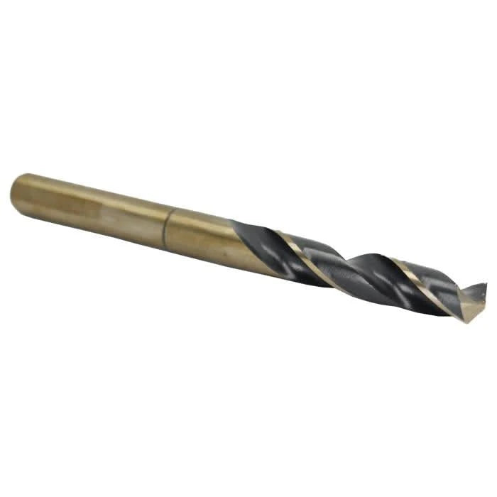 33/64" HSS Black & Gold Drill Bit with Reduced 1/2" 3-Flat Shank, Contractor Series - High Performance & Durable Cutting Tool | Drill America