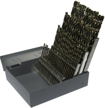 Drill America - - #1-60 60 Piece Black & Gold Standard Jobber Length Drill Bit Set