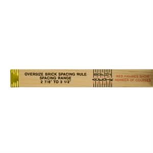 Lufkin Bon 11 - 459 Rule - Wood - Oversize Brick - 6 ' | Layout Tool for Pros - Bayou Tool