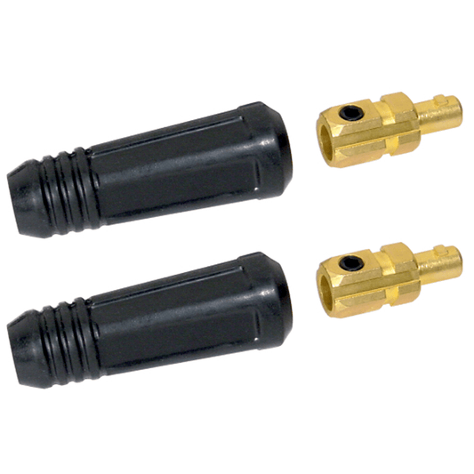 Male Dinse Cable Connector 3550 - M (4 - 1/0) - Single Connector - Bayou Tool