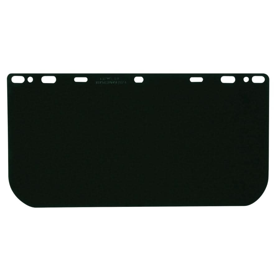 MCR Safety Universal Dark Green Polycarbonate Faceshield - Bayou Tool