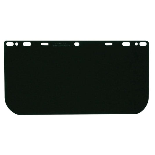 MCR Safety Universal Dark Green Polycarbonate Faceshield - Bayou Tool