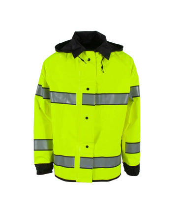 Neese Safe Officer 4703 Series Reversible Rain Jacket with Reflective Taping - Bayou Tool