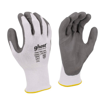 Radians Ghost Series Cut 3 White Shell - Lightweight Protective 13GA Gloves