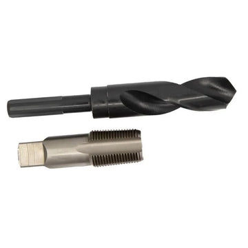 3/4" Carbon Steel NPT Pipe Tap and 59/64" HSS Drill Bit Kit - High Performance & Durable Cutting Tool | Drill America