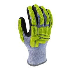 Radians 13g BlueWhite Cut 5 Work Gloves - Optimal Protection and Comfort for On - The - Job Use - Bayou Tool