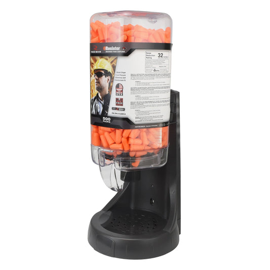 Radians 500 Pair Refillable Dispenser with Resistor® 32 FP70 Plugs - Bayou Tool