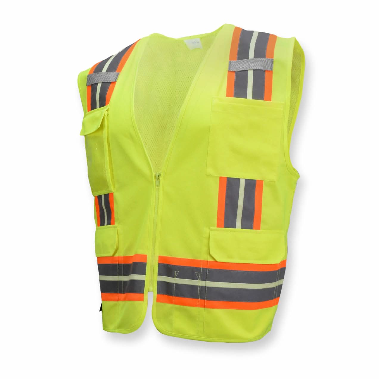 Radians Class 2 Surveyor Glow In The Dark Safety Vest - Bayou Tool