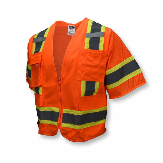 Radians Class 3 Surveyor Safety Vest - Two - Tone Design for High Visibility - Bayou Tool