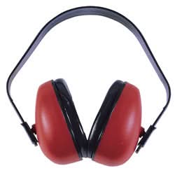 Radians Def - Guard Red Earmuff - Compact Protective - Bayou Tool