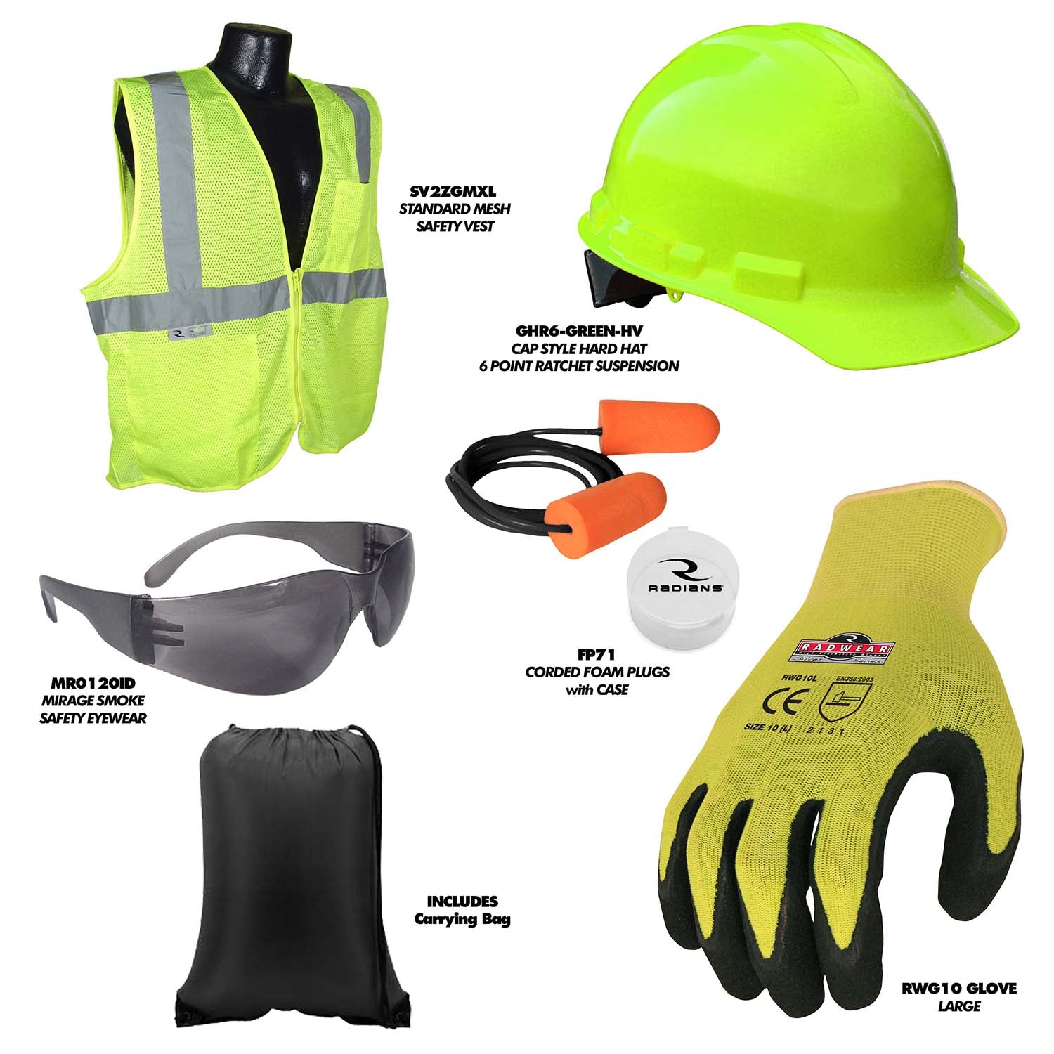 Radians Deluxe HV Starter Kit - Bayou Tool