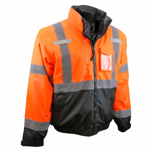 Radians Hi Viz 3 - in - 1 Deluxe Bomber Jacket - Bayou Tool