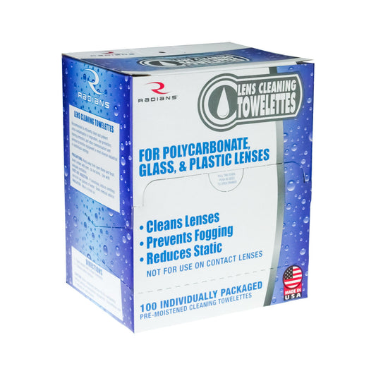 Radians Lens Cleaning Towelettes - Bayou Tool