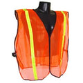 Radians Mesh Safety Vest - High Visibility with 2 Tape Strips - Bayou Tool