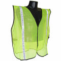 Radians Mesh Safety Vest - High Visibility with 2 Tape Strips - Bayou Tool