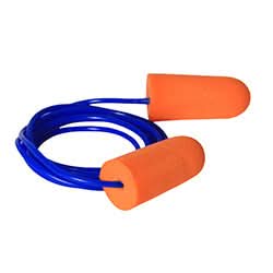 Radians Noise Reduction Earplugs - 32 NRR Orange Corded Taper Plugs for Maximum Protection - Bayou Tool