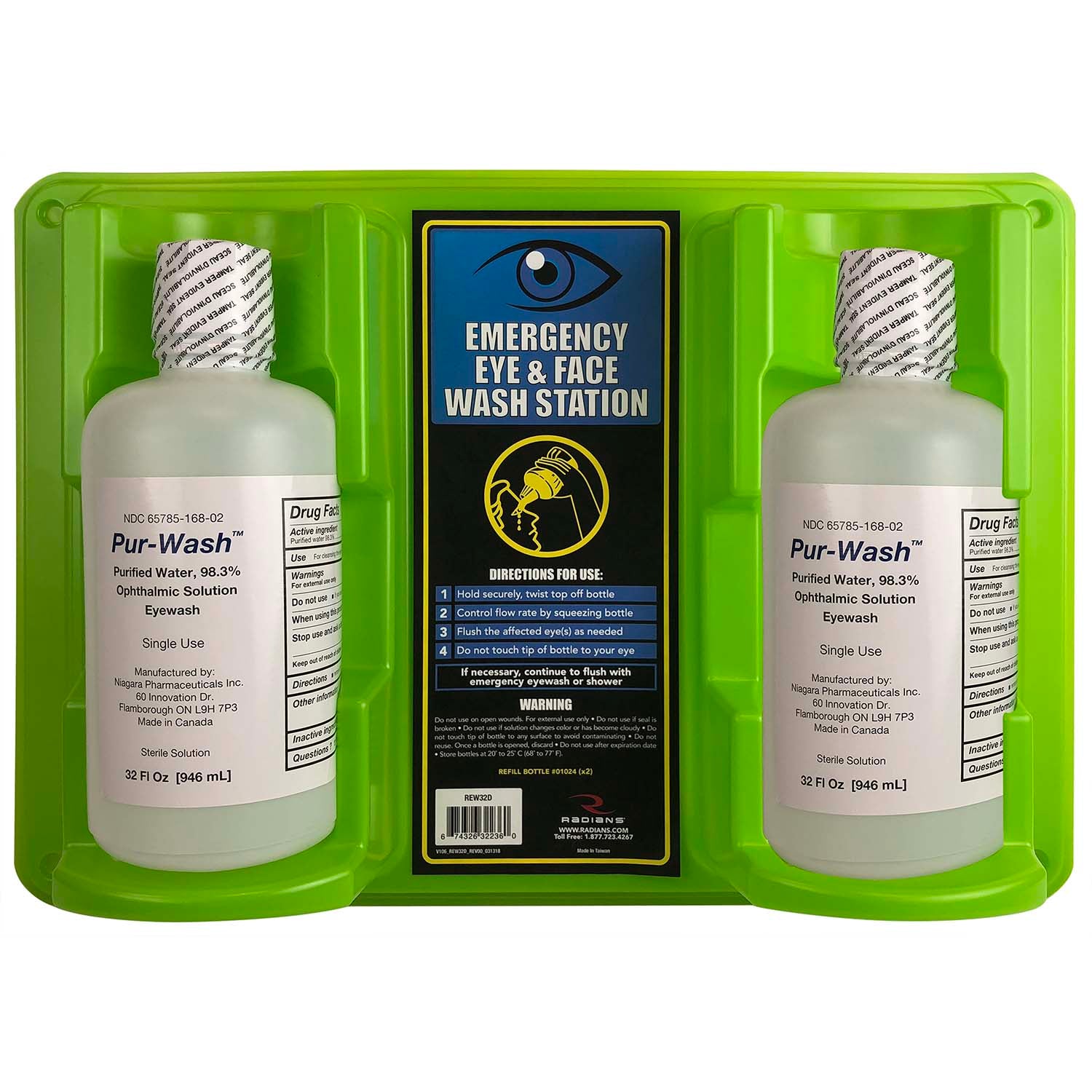 Radians Personal Eyewash Station - Bayou Tool