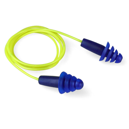 Radians Resistor II Reusable Flanged Corded Earplugs - Bayou Tool