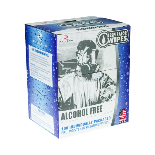 Radians Respirator Wipes Alcohol Free - Bayou Tool