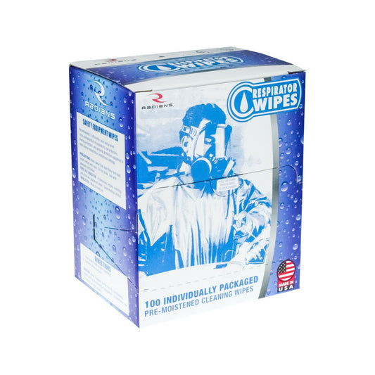 Radians RW - 100 Respirator Wipes with 70% Isopropyl Alcohol (IPA) - Bayou Tool