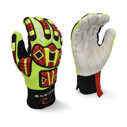 Radians RWG122 Cotton Corded Palm/Spandex back with TPR - Bayou Tool