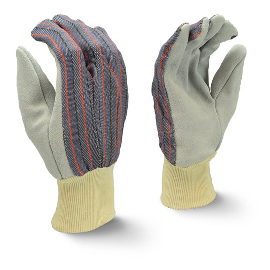 Radians RWG3010 Economy Shoulder Gray Split Cowhide Leather Glove - Bayou Tool