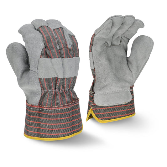 Radians RWG3103 Economy Shoulder Gray Split Cowhide Leather Glove - Bayou Tool