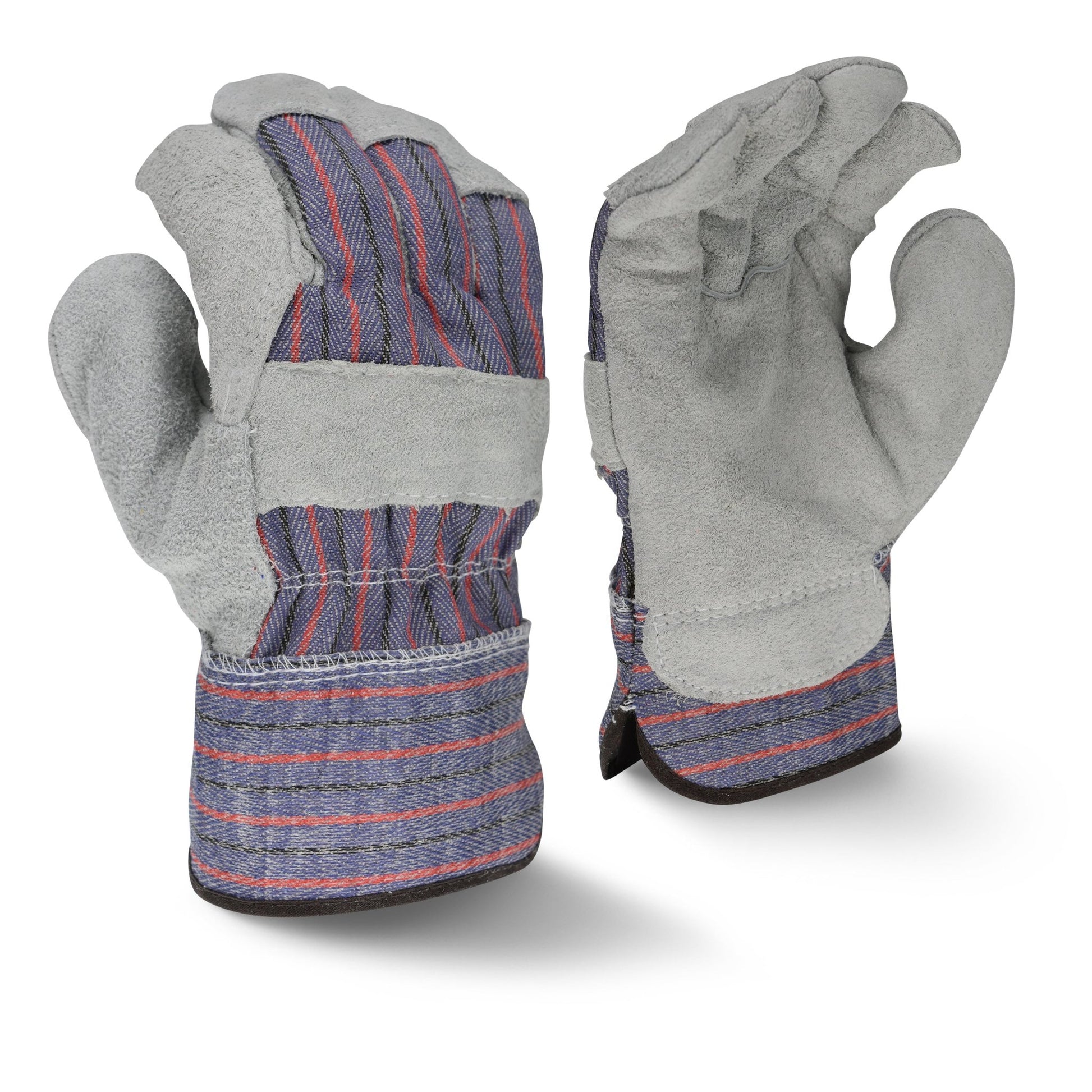 Radians RWG3111 Economy Shoulder Gray Split Leather Glove - Bayou Tool